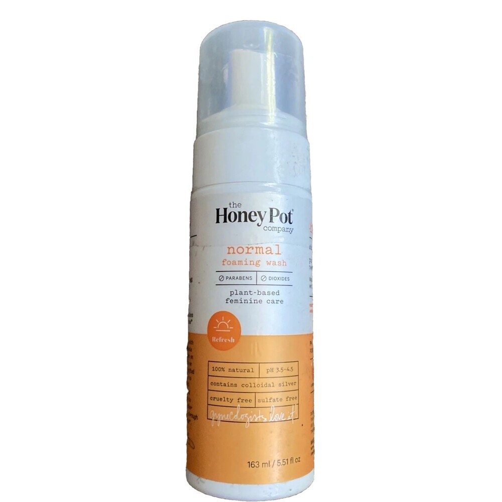 The Honey Pot 100% Herbal Normal Foaming Wash feminine cleanse  5.51 Oz